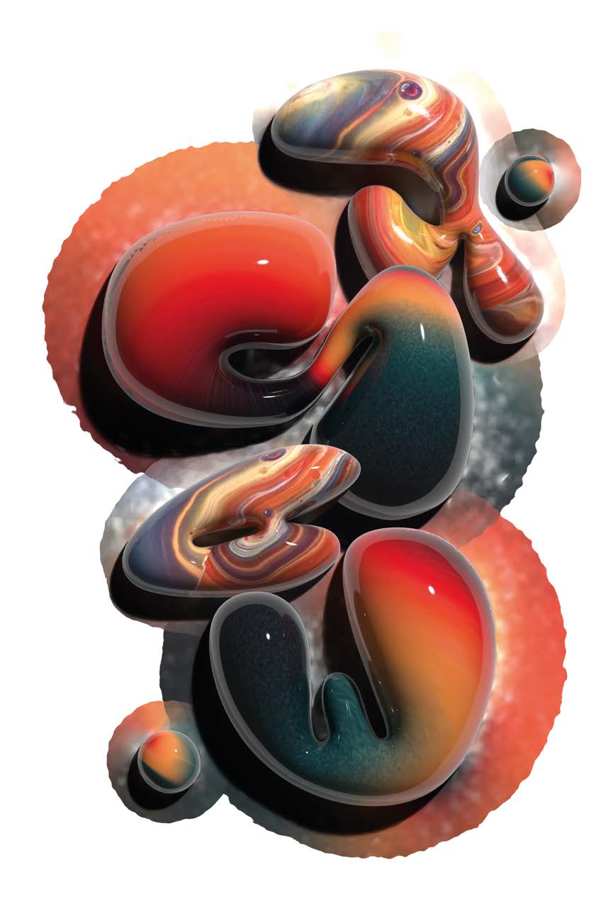 Interaktives 3D-Modell des Easy-Letterings — per Ziehen drehbar